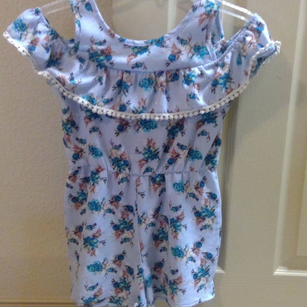 A kids off the sholder romper